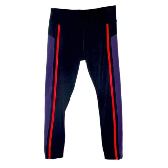Avia Women’s Athletic Wear Side Striped Leggings - Picture 1 of 6